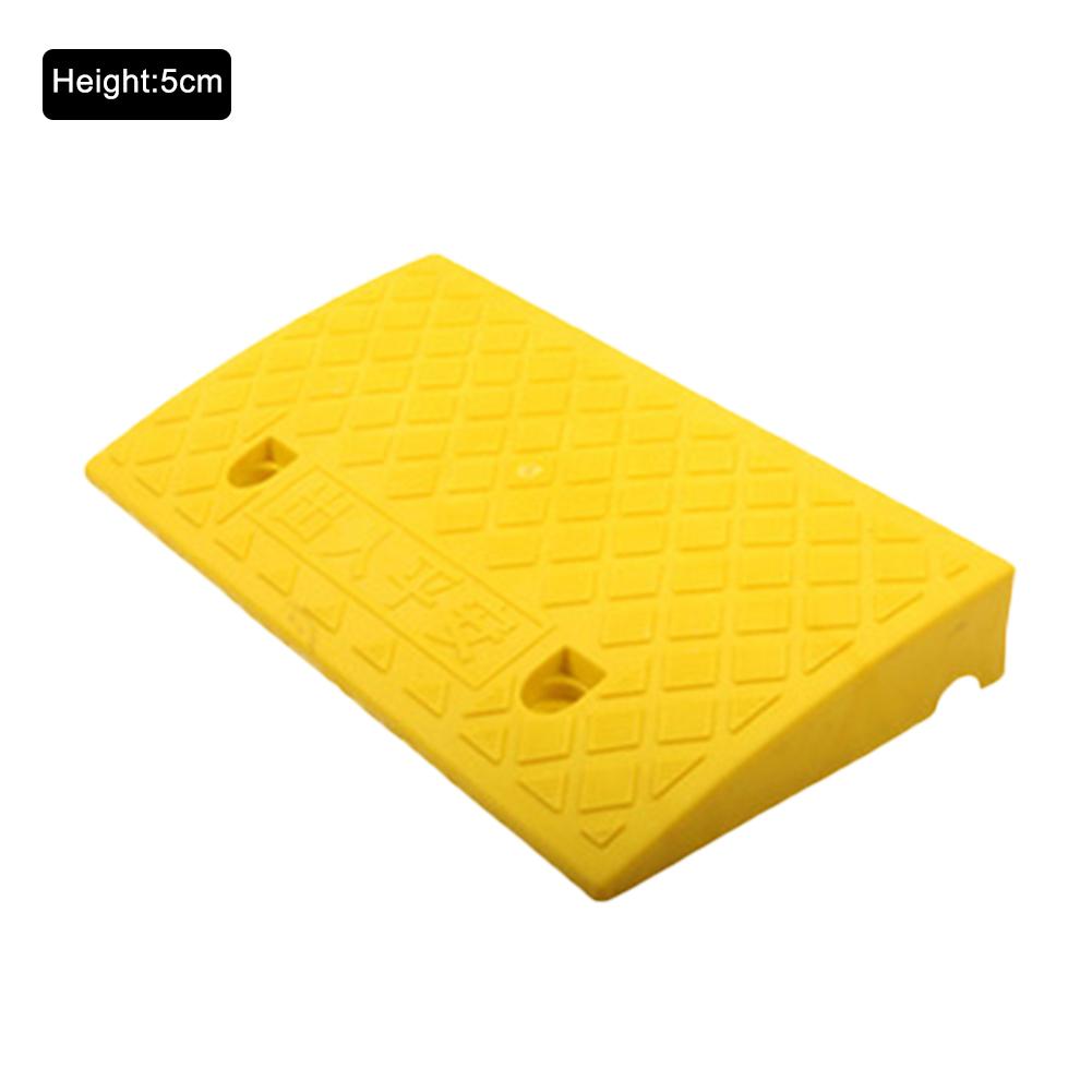 5/9 rampes de bordure en plastique de moto de voiture portative de protection de pente de taille Kit en plastique résistant de PVC protection de pente antidérapante pour la voiture d'allée