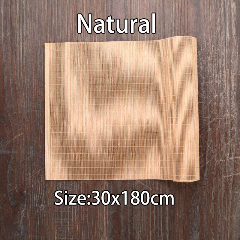 Natural Bamboo Table Mat Tea Dining Insulated Table Runner Japanese Style Woven Placemat Home Cafe Restaurant Decor Coaster: 08