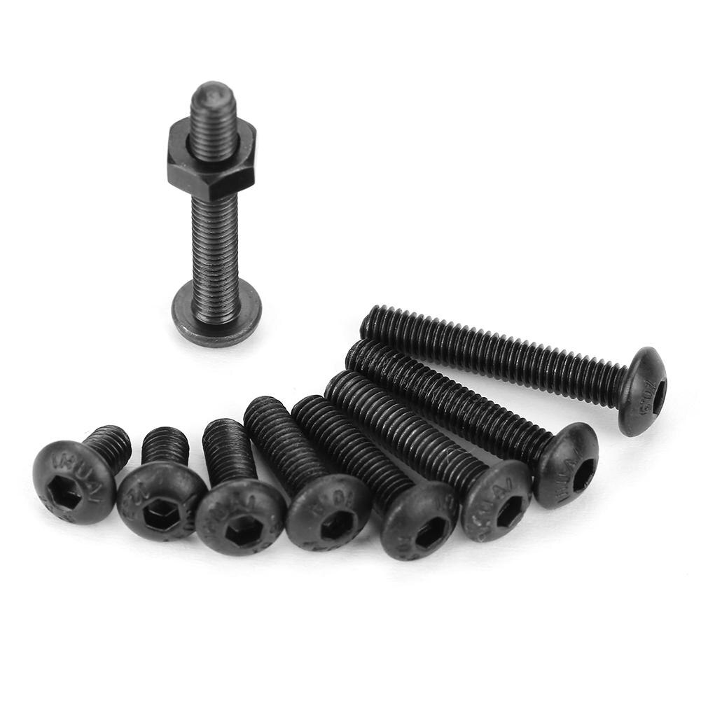 300 stuks  m3 schroeven moeren 10.9 klasse bolkop zeskant schroef bout moer assortiment kit hardware gereedschap korting