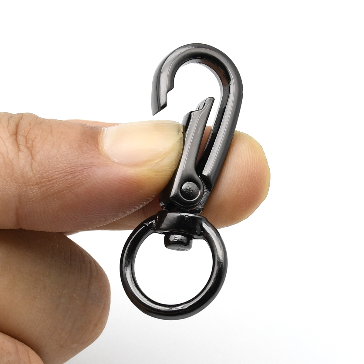 Draaibare Karabijn Karabijnhaak Metalen Karabijnhaak Trigger Clip Gesp Sleutelhanger O Ring Hondenriem Tas Onderdelen Handtas DIY Accessoires