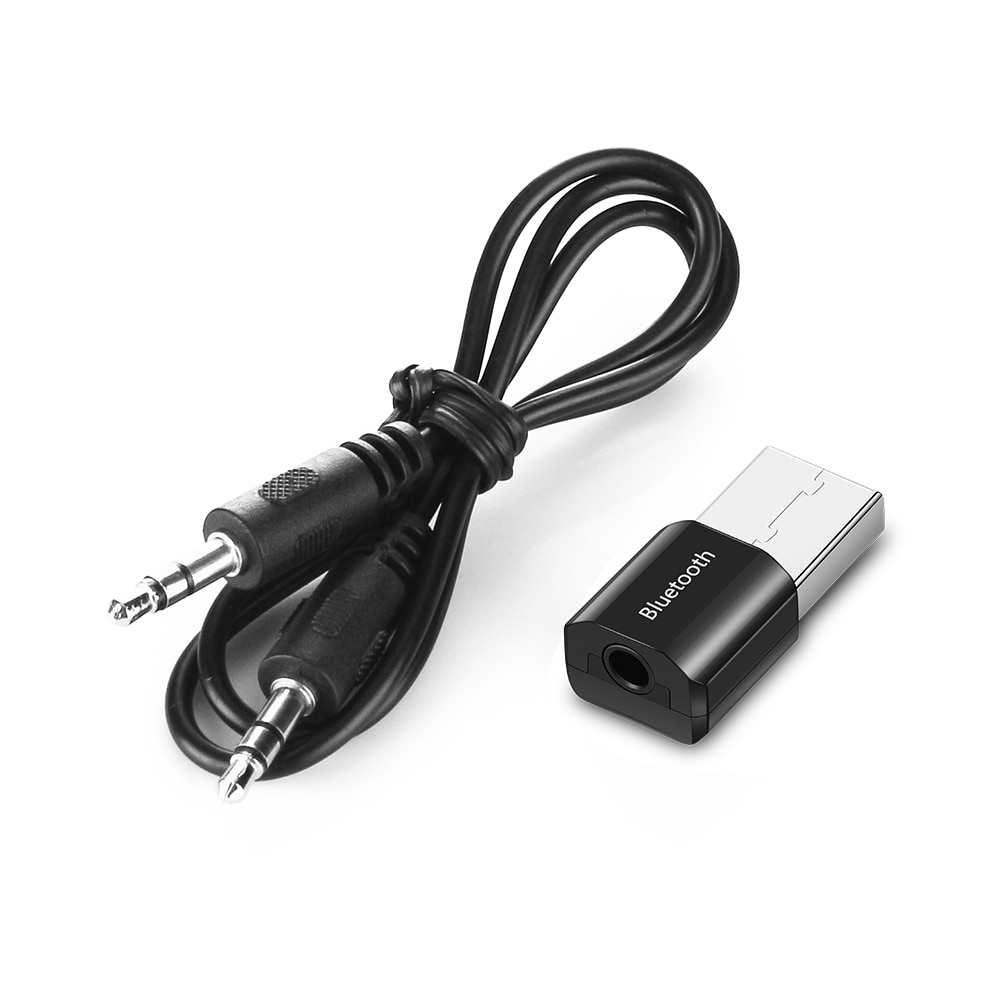 USB Mini Bluetooth Audio Receiver Stereo 3.5mm Music External Bluetooth Adapter recharging for Car Wireless Speakers Sound
