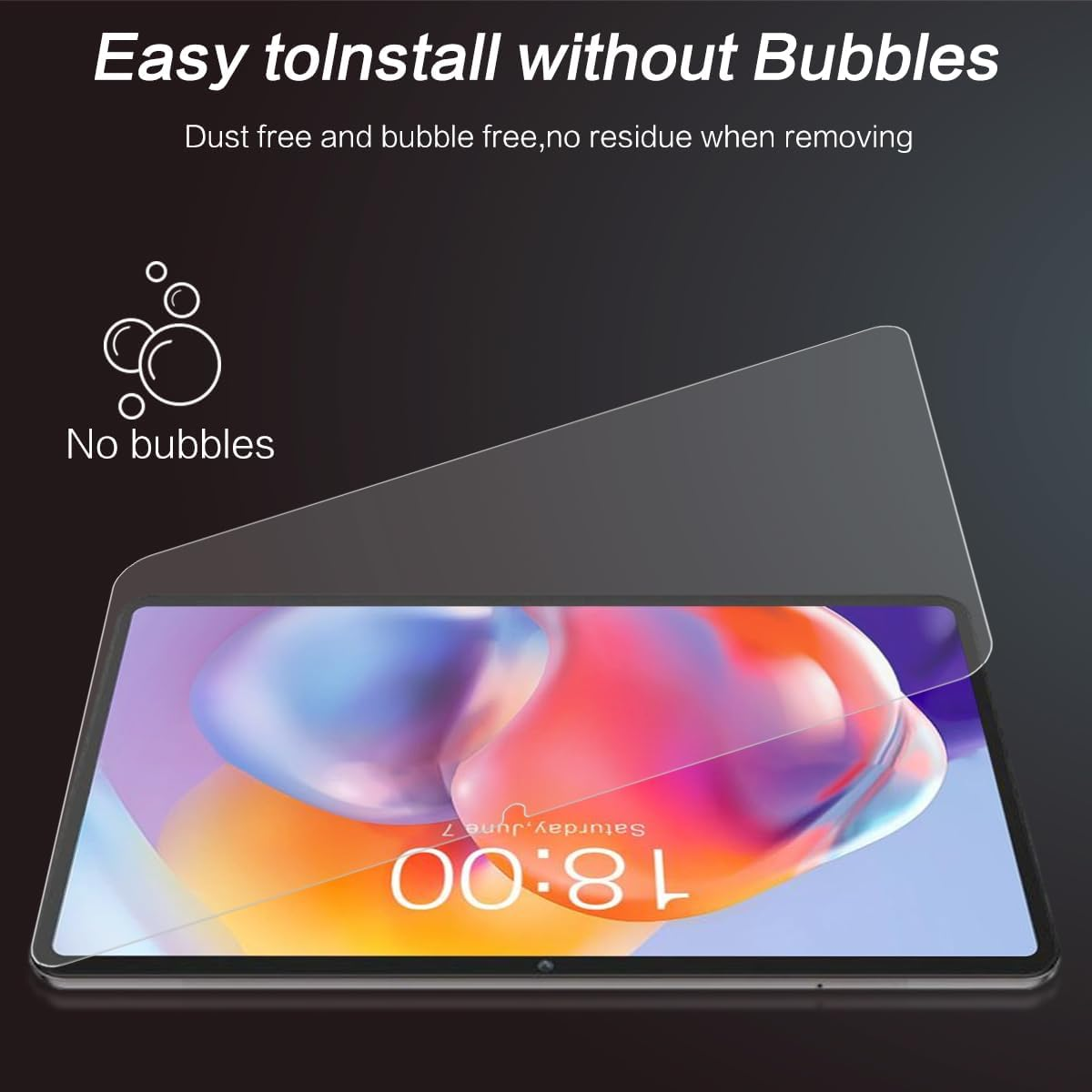 Für Teclast P40HD 10,1 Zoll gehärtetes Glas Displayschutzfolie 2022 Tablette Sceatch nachweisen HD klar Blase kostenlos Schutzfolie