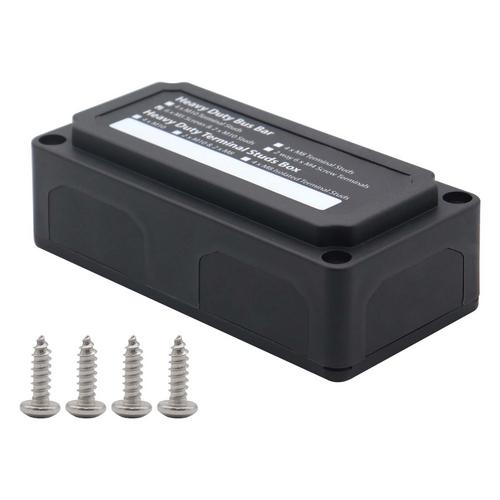 Bus Bar Box Auto General-purpose Durable Busbar Case 300A High Current Return Box Ship Modification Bus Box Car Busbar Case: 2 X M10