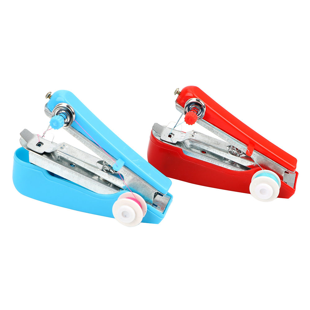 Niceyard Handmatige Bediening Draagbare Mini Naaimachine Creatieve Eenvoudige Naaien Gereedschap Home Reizen Kleine Borduurwerk Willekeurige Kleur