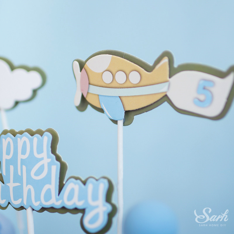 Chasseur Pilot-décoration de gâteau | Décoration de gâteau d'anniversaire arc-en-ciel moulin à vent décoration de mariage pour pâtisserie, fournitures de pâtisserie, d'amour