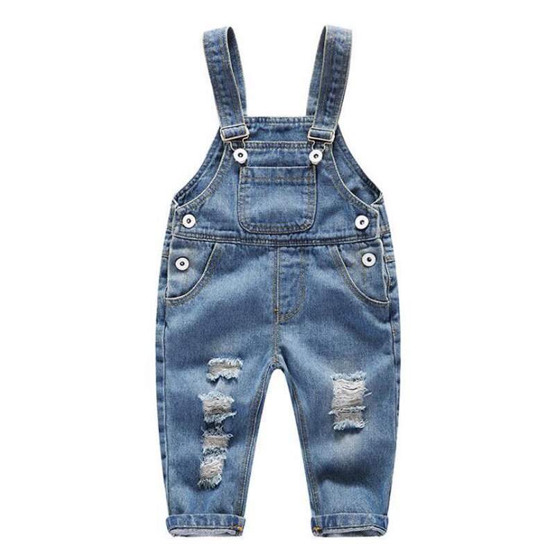 Macacão de bebê meninos meninas calças jeans infantil primavera afrouxar crianças calças para 0-3 anos crianças denim macacão 6 cores