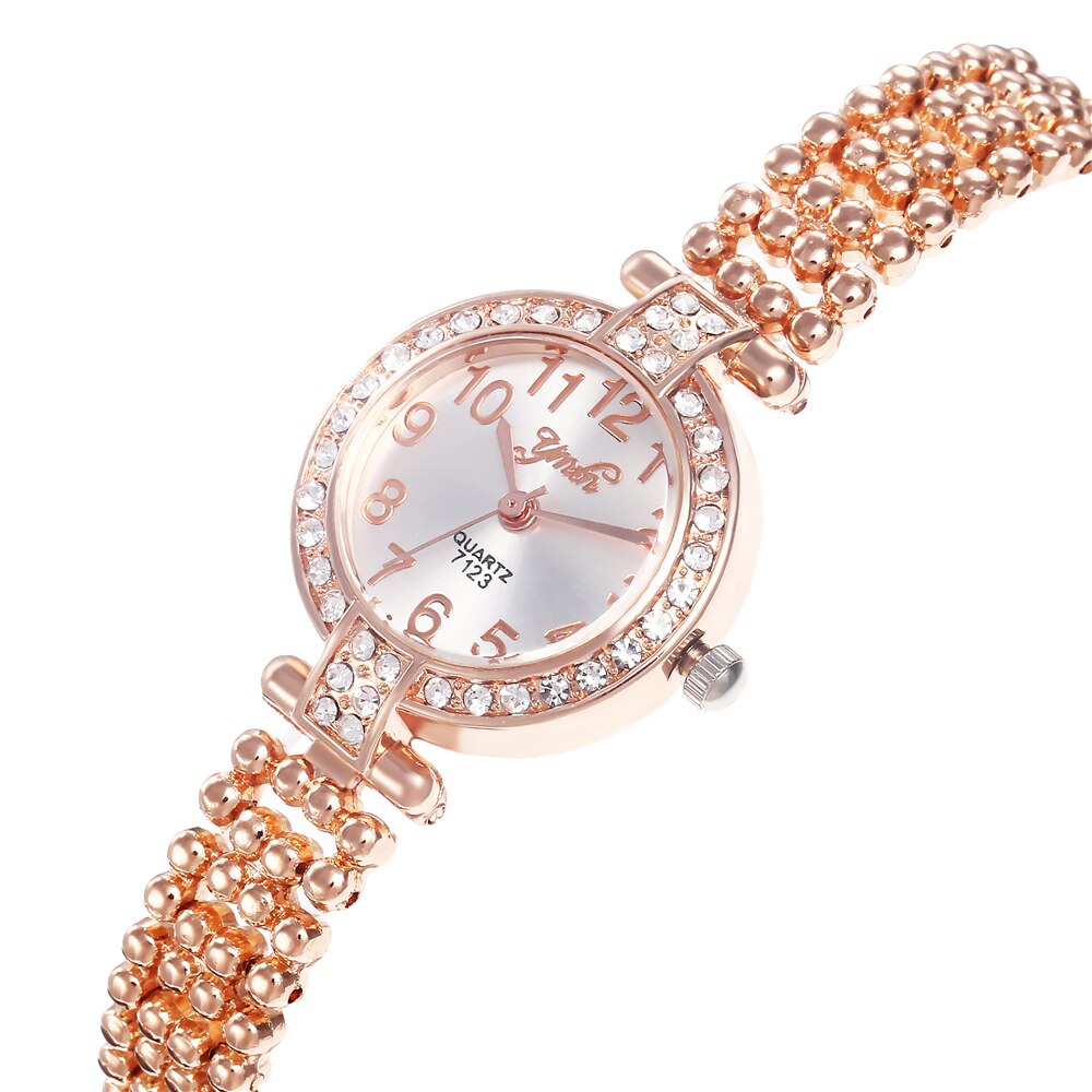 Toppmärke lyx armband klockor damklocka roséguld damklockor diamant damklockor klocka relogio feminino reloj mujer
