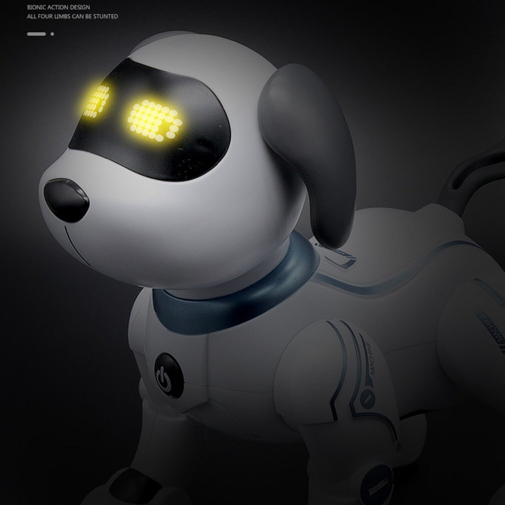 Elektronische Robot Hond Stunt Hond Afstandsbediening Robot Hond Speelgoed Voice Control Muziek Dansen Speelgoed Voor Kinderen