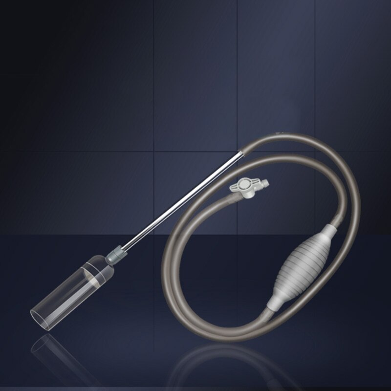 Home Aquarium Fish Tank Vacuum Water Changer Siphon Pump Manual Sand Gravel Cleaner Water Filter Strainer Cleaning Tool