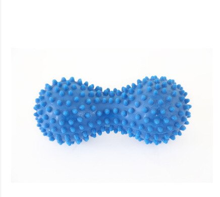 Bola de masaje Plantar Bola de masaje relajante músculo pelota para hacer ejercicio mano pie sensorial integración entrenamiento erizo Bola de masaje: Peanut Balls Blue