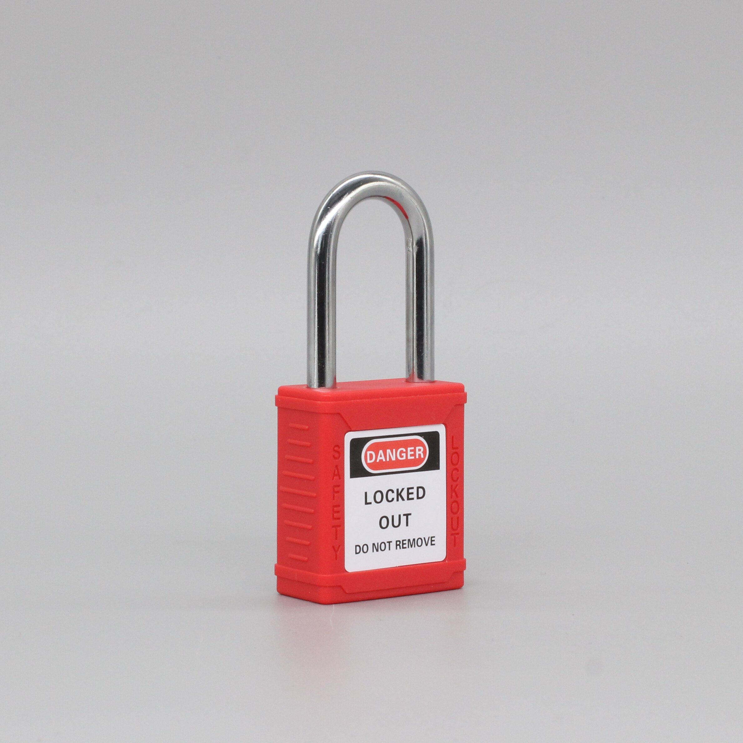 steel shackle safety padlock Lock hanging safety lock Steel locking unique key or same key