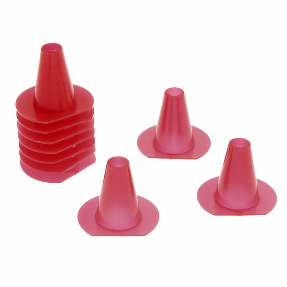 10 stks/set Zwart Bijenkorf Nest Apparatuur Plastic Bijenteelt Tool Outdoor Entree Escape Duurzaam Nuttig Lichtgewicht Kegel Bee Mini