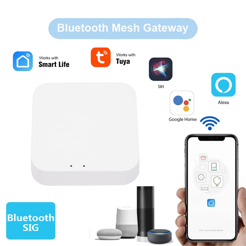 Tuya smart life smart home smart trådløs gateway bluetooth mesh gateway sig gateway hub support alexa google home siri