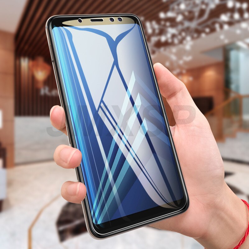 3 sztuk szkło hartowane dla Samsung Galaxy A8 A6 J4 J6 Plus 2018 szkło ochronne Samsung A7 A9 J8 2018 A10 A40 A50 A70 A90 szkło