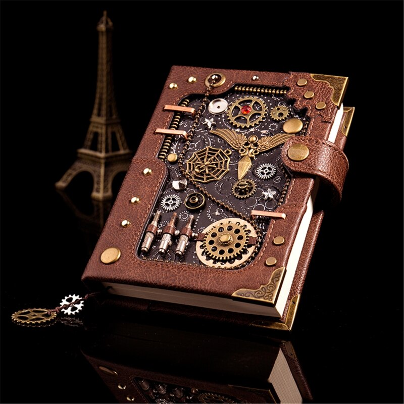 Steampunk gear retro notesbog illustrationer niveau håndlavet udsøgt nyhed  d08a