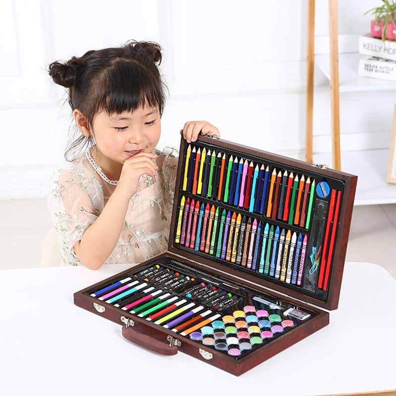 Painting Set School Supplies Brush Set Oil Pastel Painting Set Watercolor Pen Set