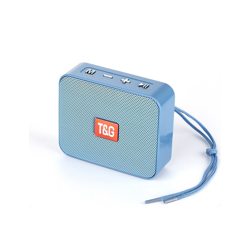 Mini Speaker TG166 Portable music Player With FM Radio Bluetooth Speakers Subwoofer Outdoor Hands-free Calling de som altavoces: TG166-Light Blue