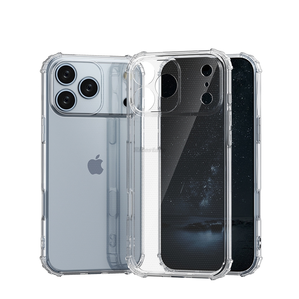 Capa de silicone transparente para iphone 17 16 15 14 13 12 11 pro xs max xr x 7 8 plus se 2020 2022 capas transparentes à prova de choque fundas