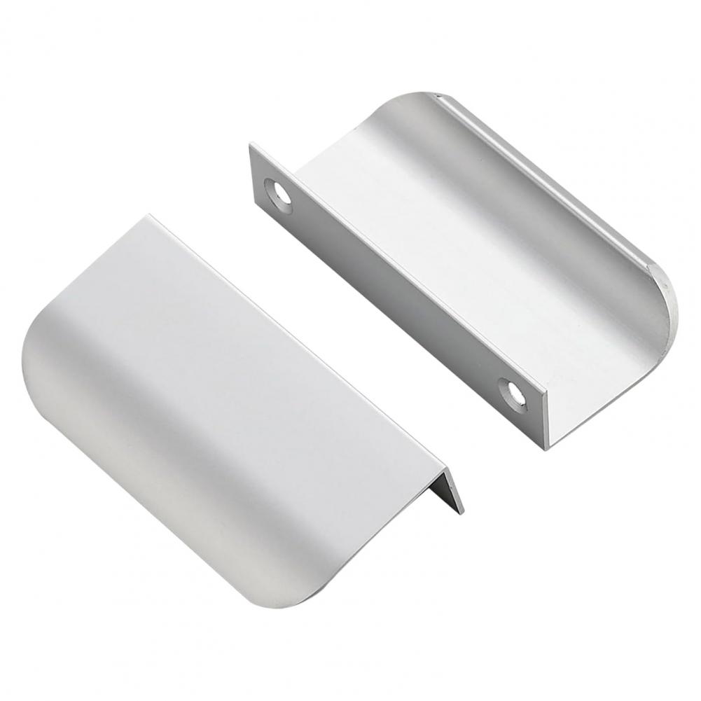 Finger Pull Hidden Cabinet Handle Polished Surface Rounded Edge Finger Cabinet Pull Concealed Handle