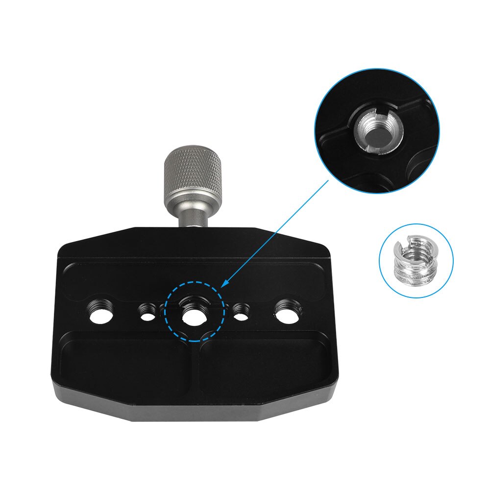 KIMRiG 90mm Long Quick Release Clamp Arca Swiss Plate Compatible