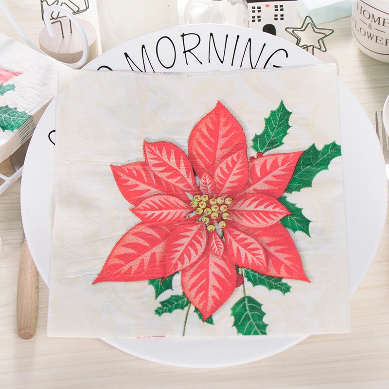 33x33cm 20 hojas de papel rosa con flores servilletas para decoupage tejidos de decorativos de flores vajilla desechable para fiestas de bodas