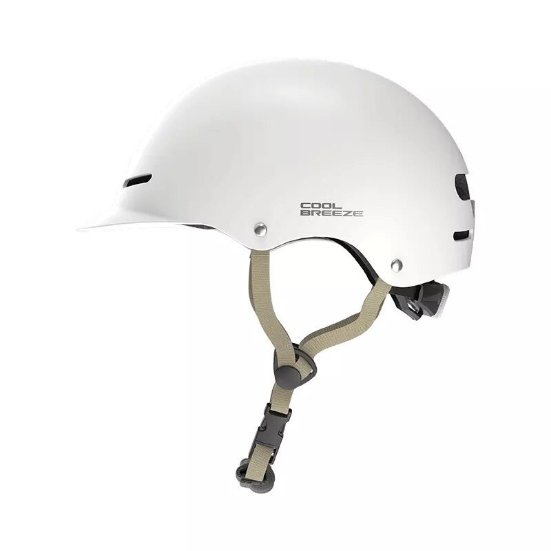 HIMO-casco de seguridad K1 K1M, protección transpirable y ajustable para patinete eléctrico Xiaomi M365 Pro, CE: White K1