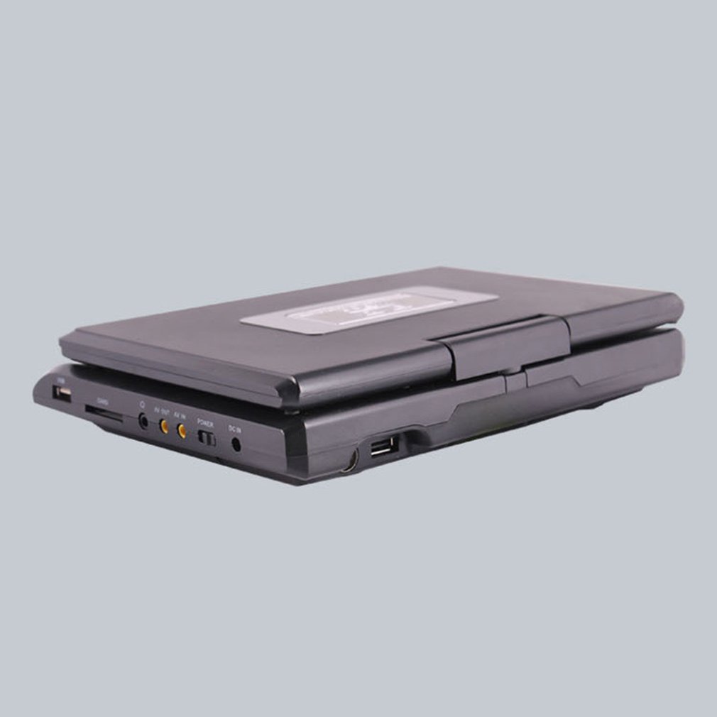 Reproductor de DVD portátil de 7,8 pulgadas para TV, reproductor de DVD VCD, CD, MP3, USB, tarjetas SD, RCA, TV portátil, juego de Cable 16:9, pantalla LCD giratoria