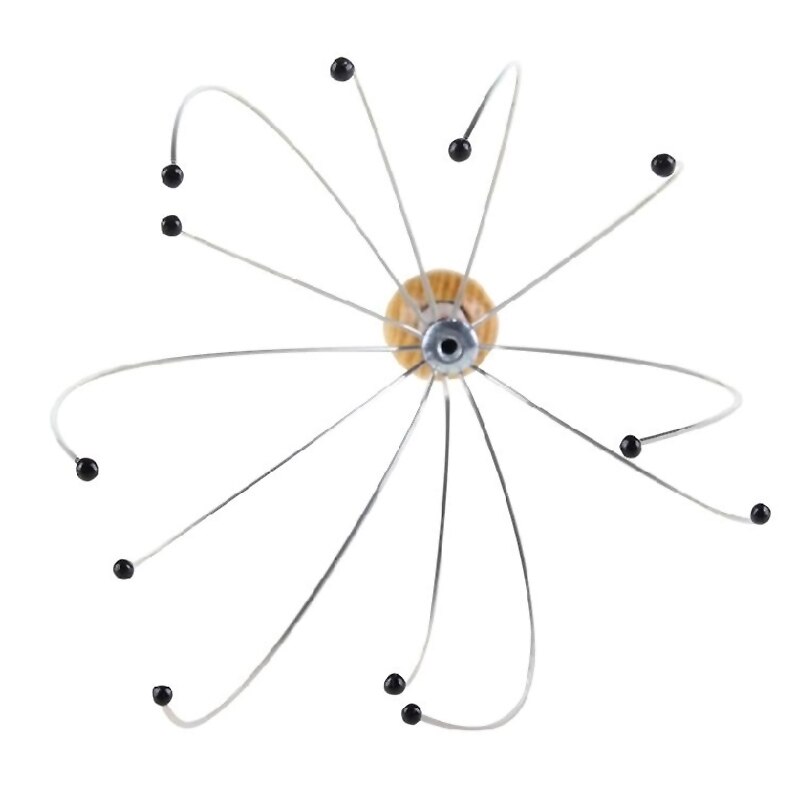 Claw Head Massager Octopus Hoofd Hoofdhuid Hals Equipment Stress Release Relax Massage Tientallen Pijnbestrijding Hoofd Gezonde Zorg Masseur