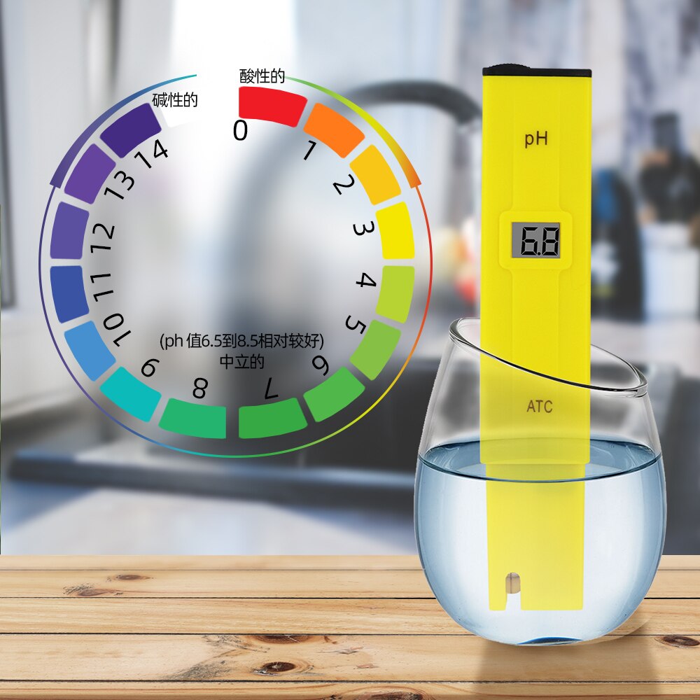PH-990 PH Meter Water Quality Tester Zuurgraad Tester Water Zwembad Aquarium Hydrocultuur Home brew pH Meting pH 0-14 40% off