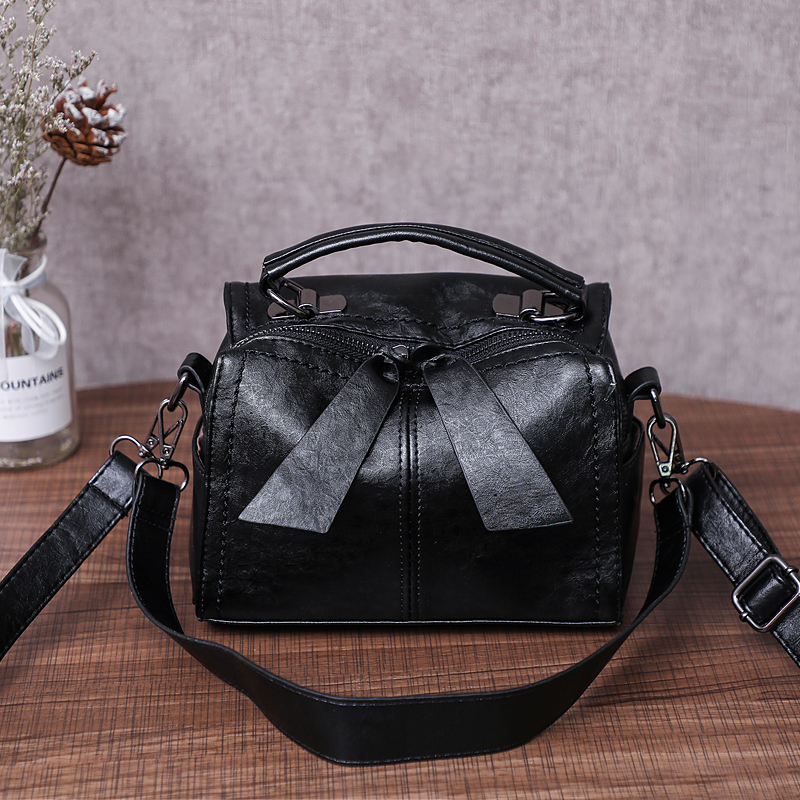 Håndtaske til kvinder bolsa feminina mærke kvinder mulepose pude taske pu solid skulder messenger tasker 522