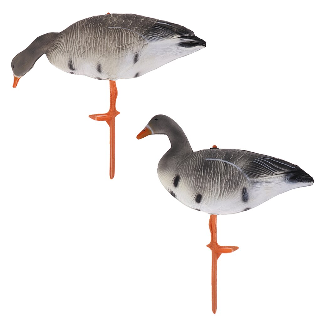 Folding Lifelike Goose Hunting Decoy Full Body Lawn Garden Greenhand Gear