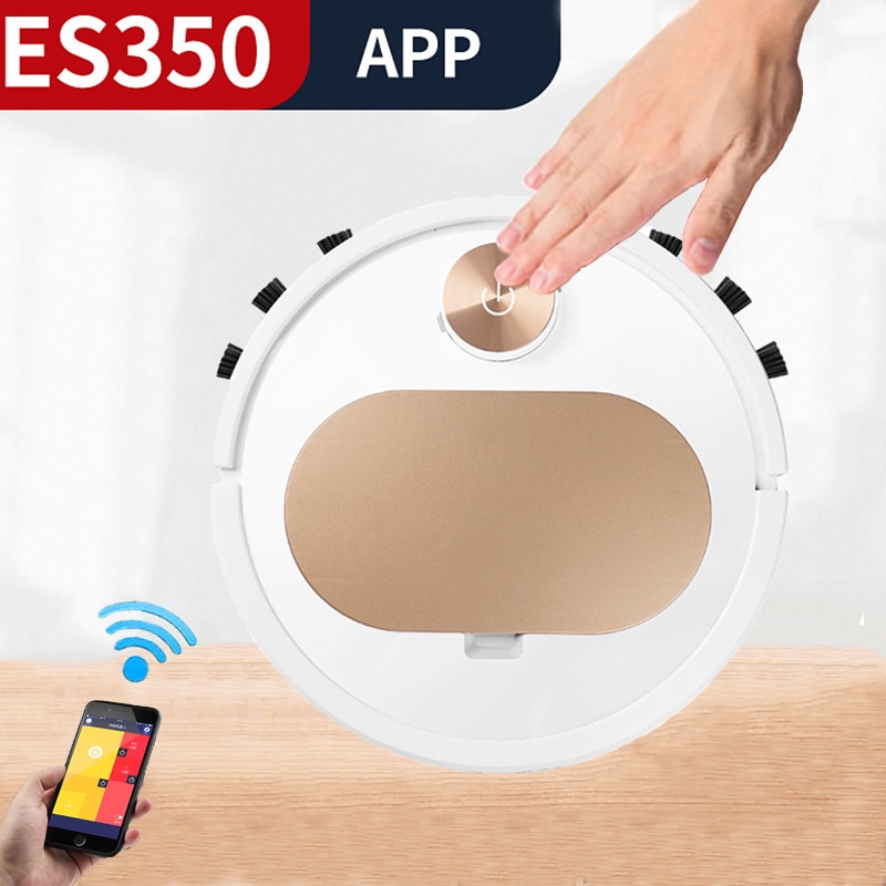 ES350 Touch Stofzuiger Mobiele App Afstandsbediening Robot Stofzuiger Intelligente Geschikt Voor Vloeren Van Verschillende Materialen