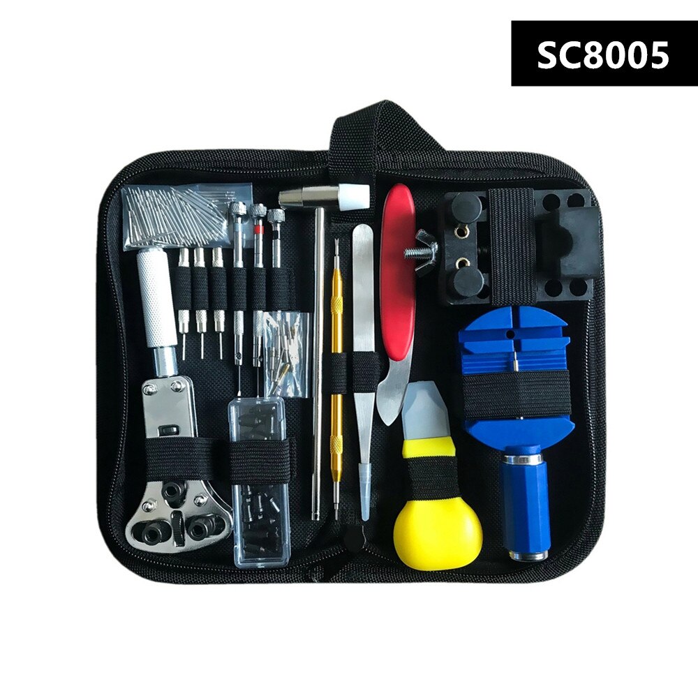 watch repair kit set watch repair tools combination tools for dismantle change battery open cover operation: SC8005 combo