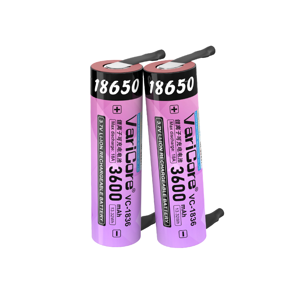 Akumulator litowo-jonowy VVV-stopień A, 18650, 3,7 V, 3600 mAh (z folią niklową)/akumulator robić wielokrotnego ładowania/bateria zasilająca