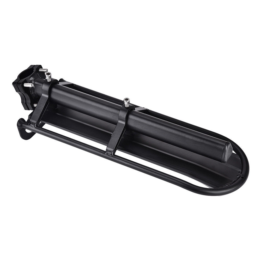 Sykkel bakre hylle mtb sykkel flat uttrekkbar holder aluminiumslegeringsstativ sykkelrygg bakseteholder brakett ramme bagasjeholder