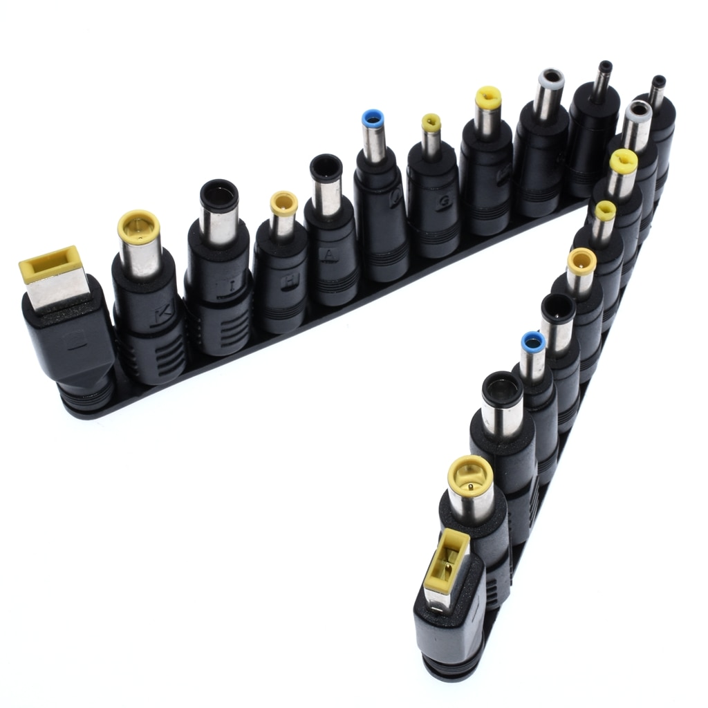 Adaptateur universel 10 pièces/ensemble | Pour ordinateur portable, chargeur d'alimentation cc, embouts d'adaptateur, connecteur Jack à brancher, charge