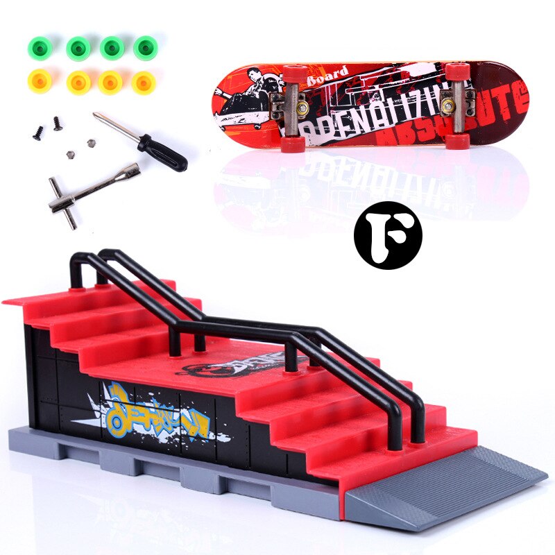 Finger deskorolki Skate części rampy zestaw zabawka pełne rowerowe palce Sport treningowy podstrunnica zabawki Skate Park Ramp zabawka dla dzieci: 113-F