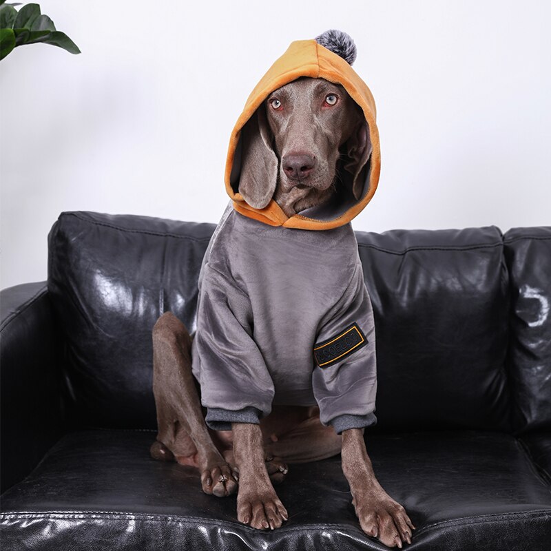 Roupas de cachorro grande, camurça quente de inverno, roupas para cachorro reforçadas, golden retriever, doberman, suéter para cachorro