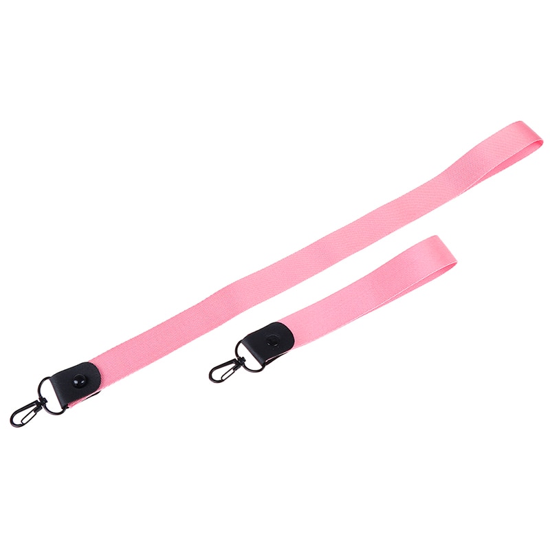 1 Pcs Einfarbig keychain Tag Lanyard Ausweis Pass Neck Strap Handy Straps Abzeichen Halter DIY Hängen Seil