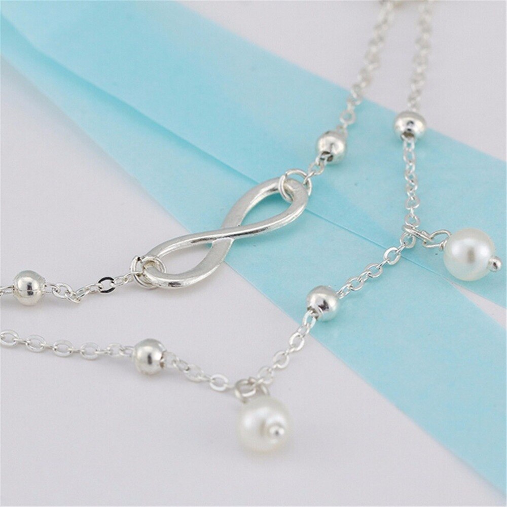 Bead Enkelband Enkelbanden Body Kettingen Vrouwen Verzilverd Enkelband voor Vrouwen Voet Sieraden