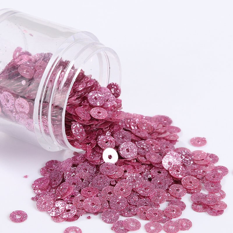Pailettes 4Mm Glitters Sequin Platte Ronde Losse Pailletten Naaien Bruiloft Decoratie Craft Scrapbook Diy Accessoires 2000Pcs: JCF lila