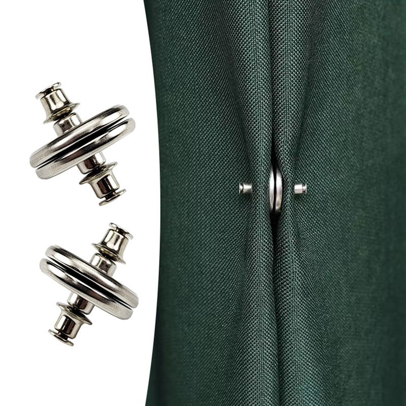 10 Paar Gordijn Magnetische Knop Spijkervrij Afneembaar Raam Gordijn Dicht Magneet Gesp Aanpassing Gordijn Clip Kamer Accessoires
