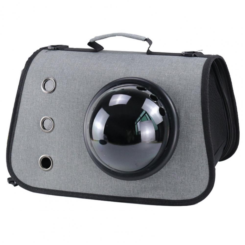 Portable Shoulder Cat Carrier Bags Foldable Pet Carrier for Small Cats Dogs Carrier Travel Pet Carrying Bag with Window: Gray 1