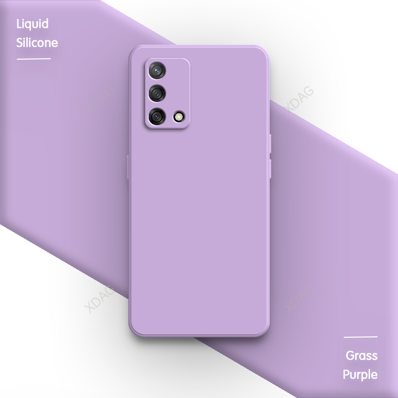 Klassische flüssigsilikon-handyhülle für oppo  f19 (chp 2219, cph 2219) , kameraschutz, rückseite, weiche, quadratische 6.43 einfarbige schutzhülle: Armeegrün