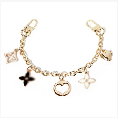 Ketting Band Met Bloem Goud Zilver Metalen Ketting Voor Handtas Tas Accessoires Hardware