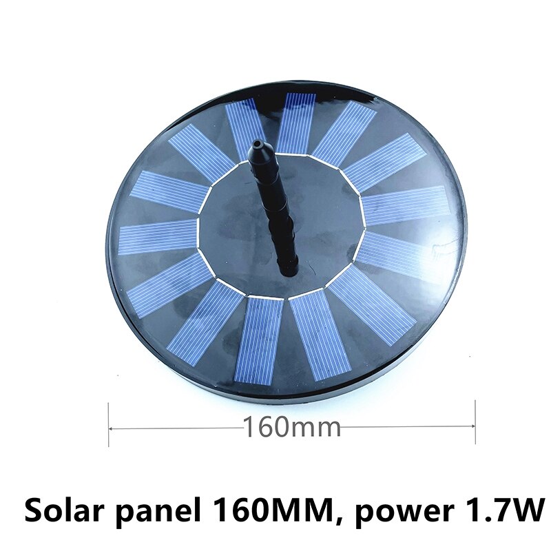 Mini Solar Water Fountain Pool Pond Waterfall Fountain Garden Decoration Outdoor Bird Bath Solar Powered Fountain