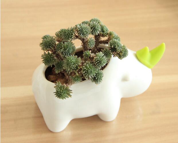 3 kpl/lotanimal istutus sarvikuono/puhveli/norsu kotiin istutus koristelu ihana säilytys toimisto ruukku bonsai pöytä sisustus