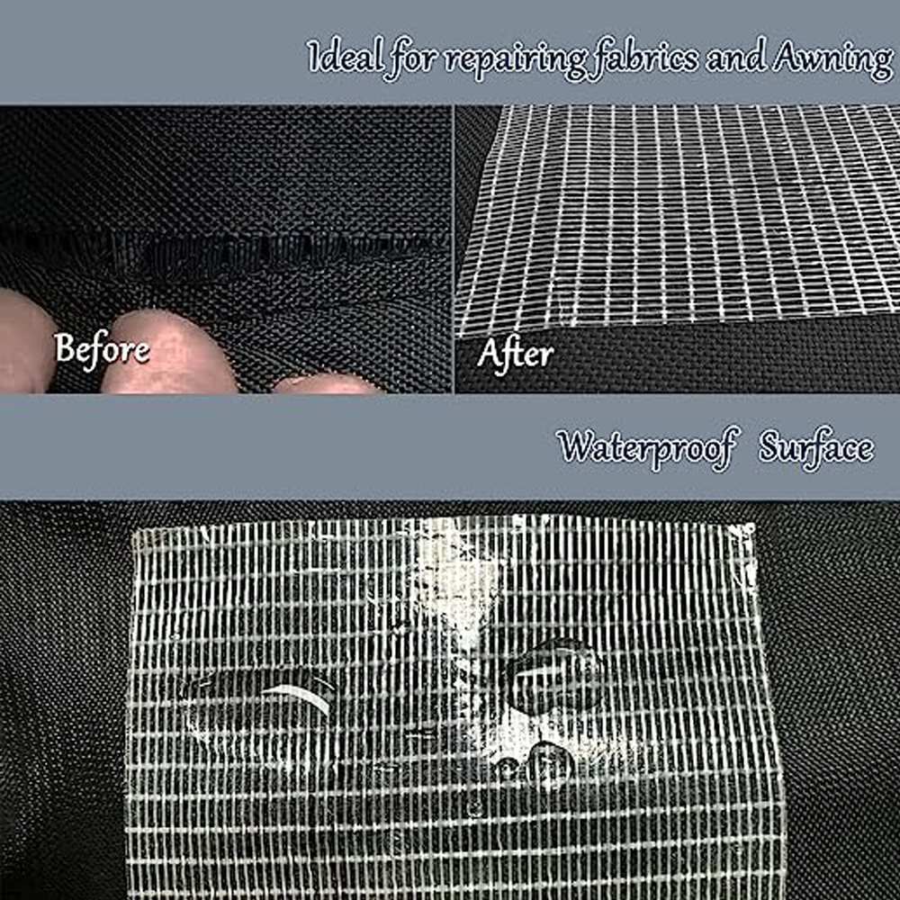 Reparaturband für Wohnmobil-Markisen, Zelt-Reparaturband, wasserdichtes Reparaturband für Bootsabdeckungen, Baldachin, Bootsabdeckungen, Reparaturband, Segelband