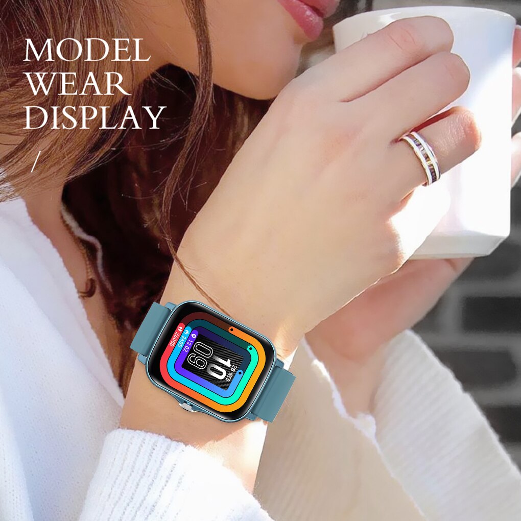 Y20 Smart Watch Men Rotate Button IP67 Smartwatch 1.7 Inch HD Screen Sports Women Smartwatch 24H Heart Rate VS P8 Plus