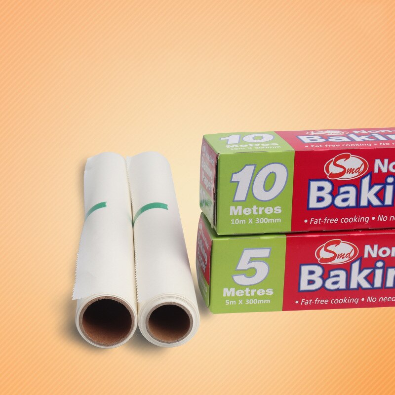 5/10/35M White Non-Stick Cookie Sheet Parchment Paper Baking BBQ Party Sheets Pan Line Paper Oil Paper Butter Non-stick Paper